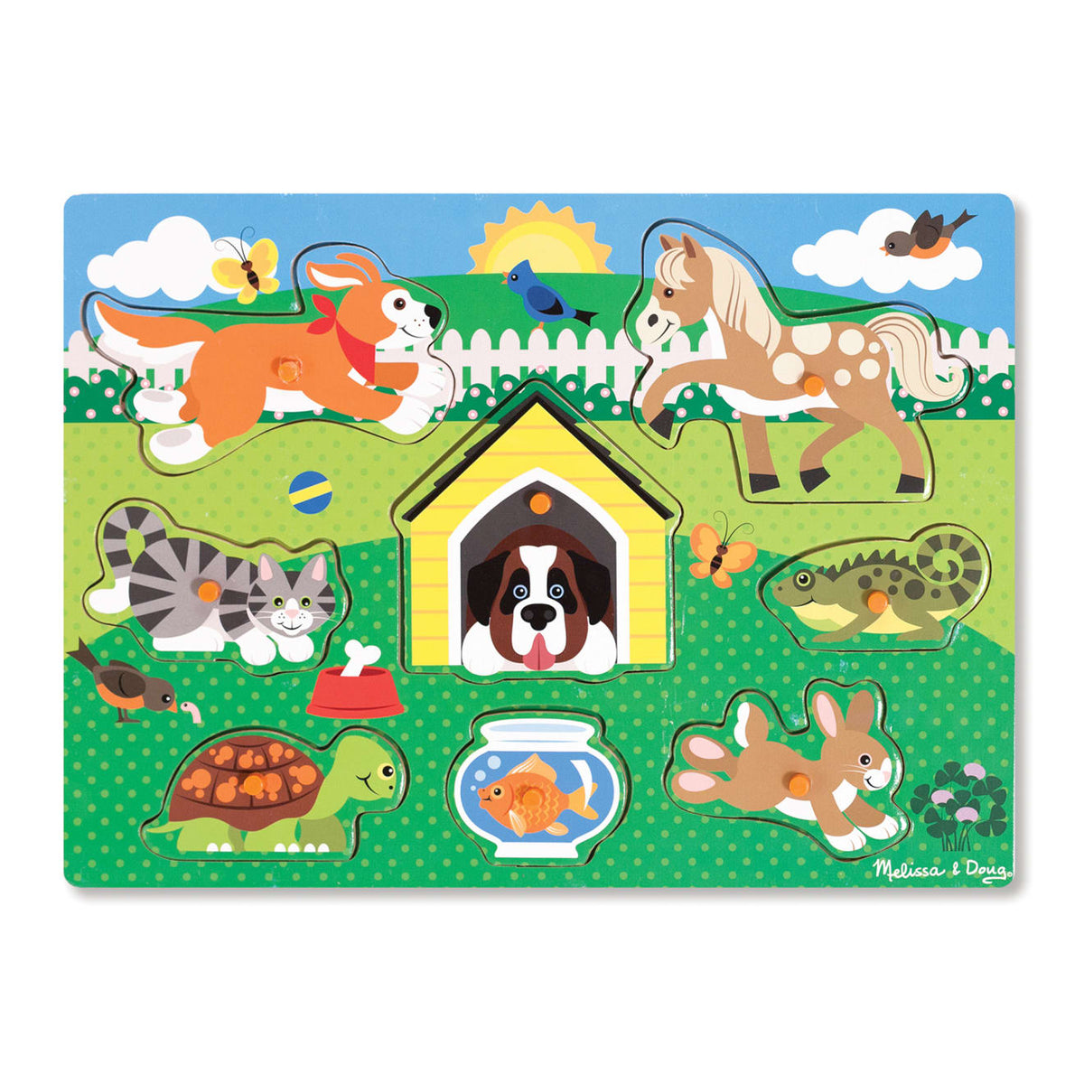 Pets Peg Puzzle - 8 Pieces Z7