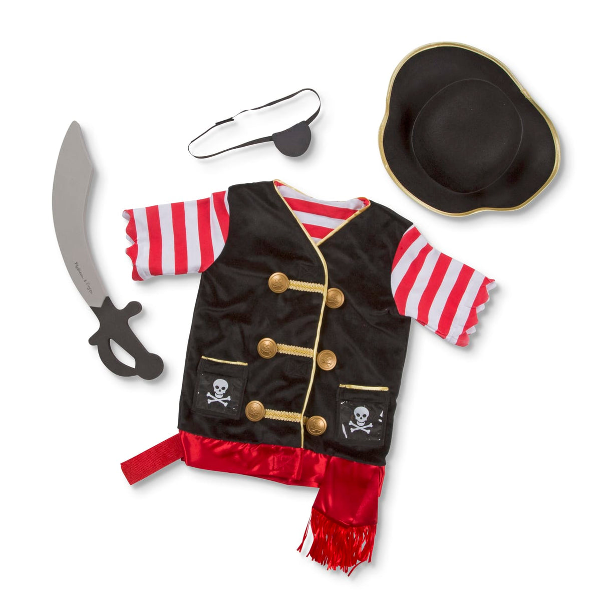 Pirate Role Play Costume Set D2