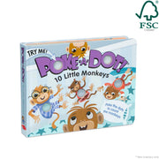 Poke-a-Dot: 10 Little Monkeys Board Book Z3