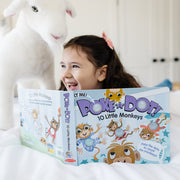 Poke-a-Dot: 10 Little Monkeys Board Book Z3