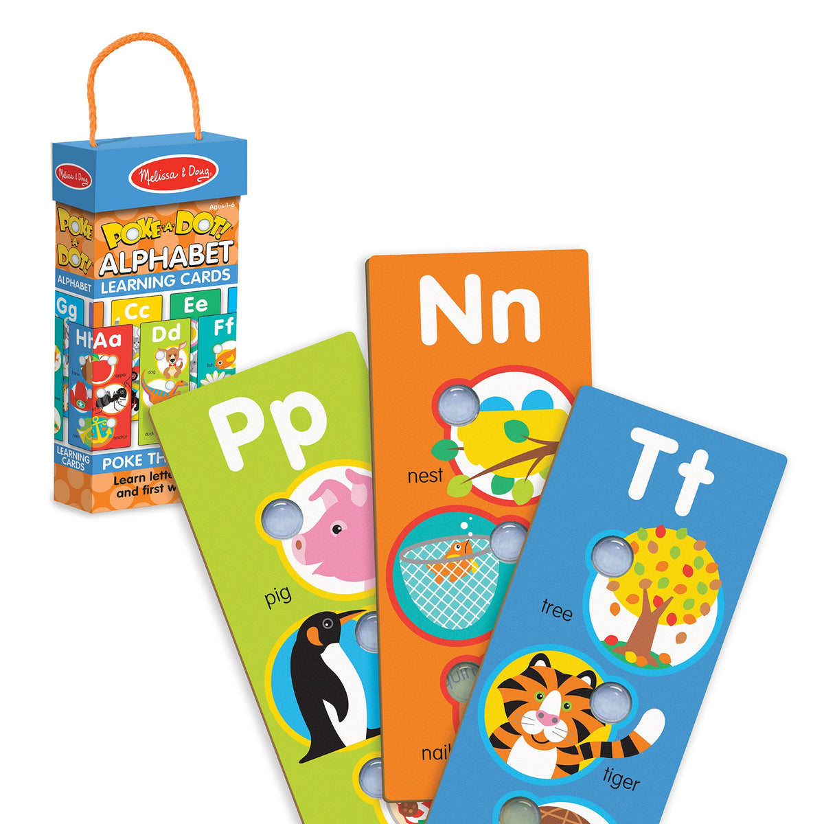 Poke-A-Dot Jumbo Alphabet Learning Cards O3
