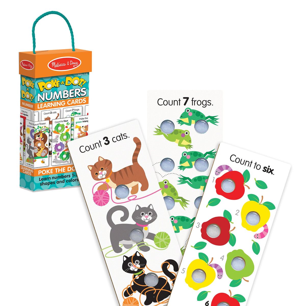 Poke-A-Dot Jumbo Number Learning Cards R9