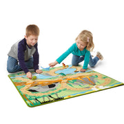 Prehistoric Playground Dinosaur Rug S8