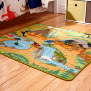Prehistoric Playground Dinosaur Rug S8