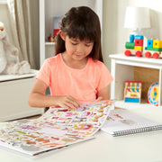 Princess, Fairy, Animals & More Coloring and Sticker Pad Bundle Y4
