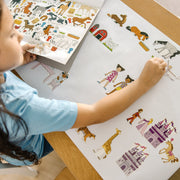Princess, Fairy, Animals & More Coloring and Sticker Pad Bundle Y4