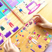 Puffy Sticker Activity Book - Day of Glamour D0