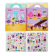 Puffy Sticker Activity Book - Day of Glamour D0