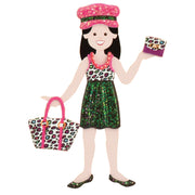 Puffy Sticker Activity Book - Day of Glamour D0