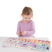 Puffy Sticker Activity Book - Day of Glamour D0