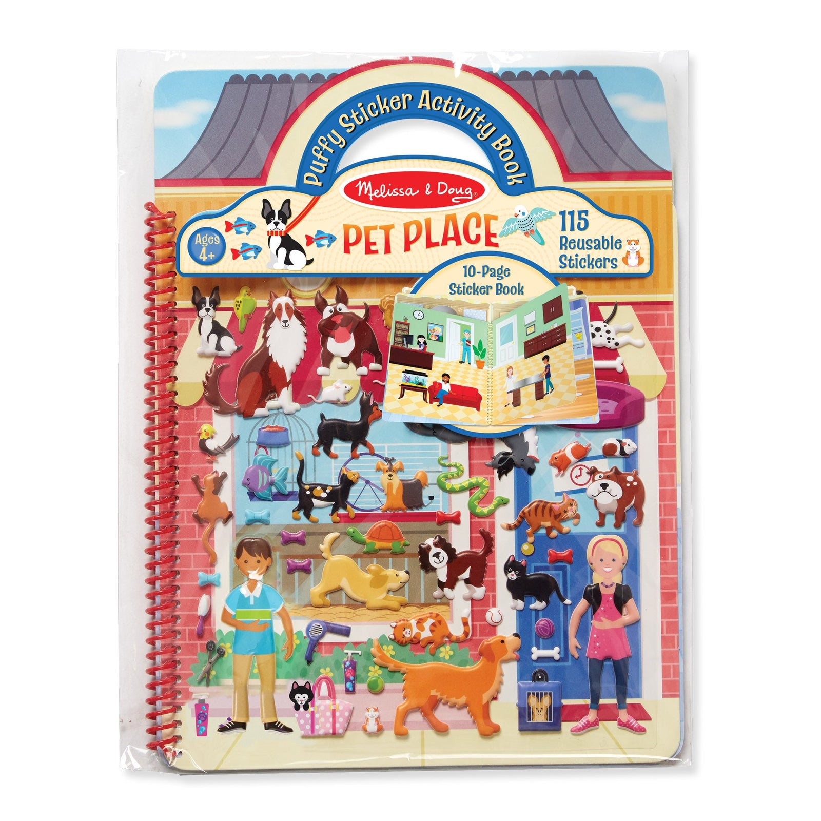 Puffy Sticker Activity Book - Pet Place N6