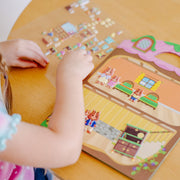 Puffy Sticker Play Set 3-Pack: On the Farm, Safari, Chipmunk House S5