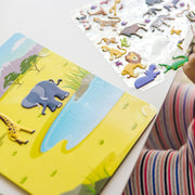 Puffy Sticker Play Set 3-Pack: Safari, Dinosaur, Ocean I8