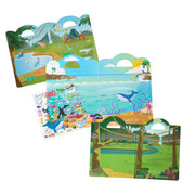 Puffy Sticker Play Set 3-Pack: Safari, Dinosaur, Ocean I8
