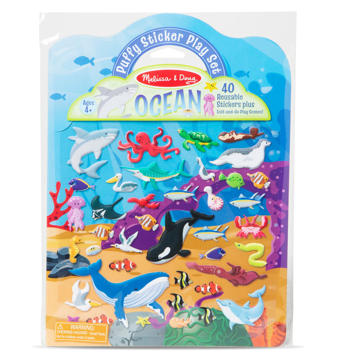 Puffy Sticker Play Set - Ocean A4