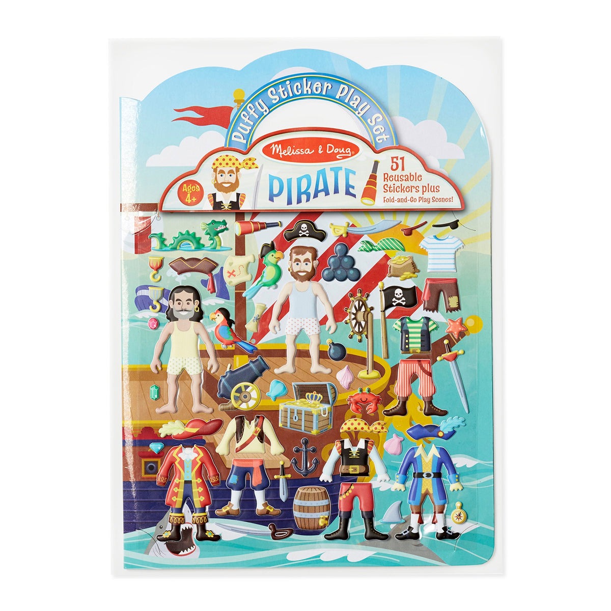 Puffy Sticker Play Set - Pirate T6