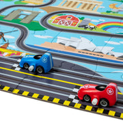 Race Around the World Tracks Floor Puzzle - 48 Pieces B9
