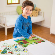 Reusable Sticker Pad 3-Pack: Vehicles, Habitats, Prehistoric D2
