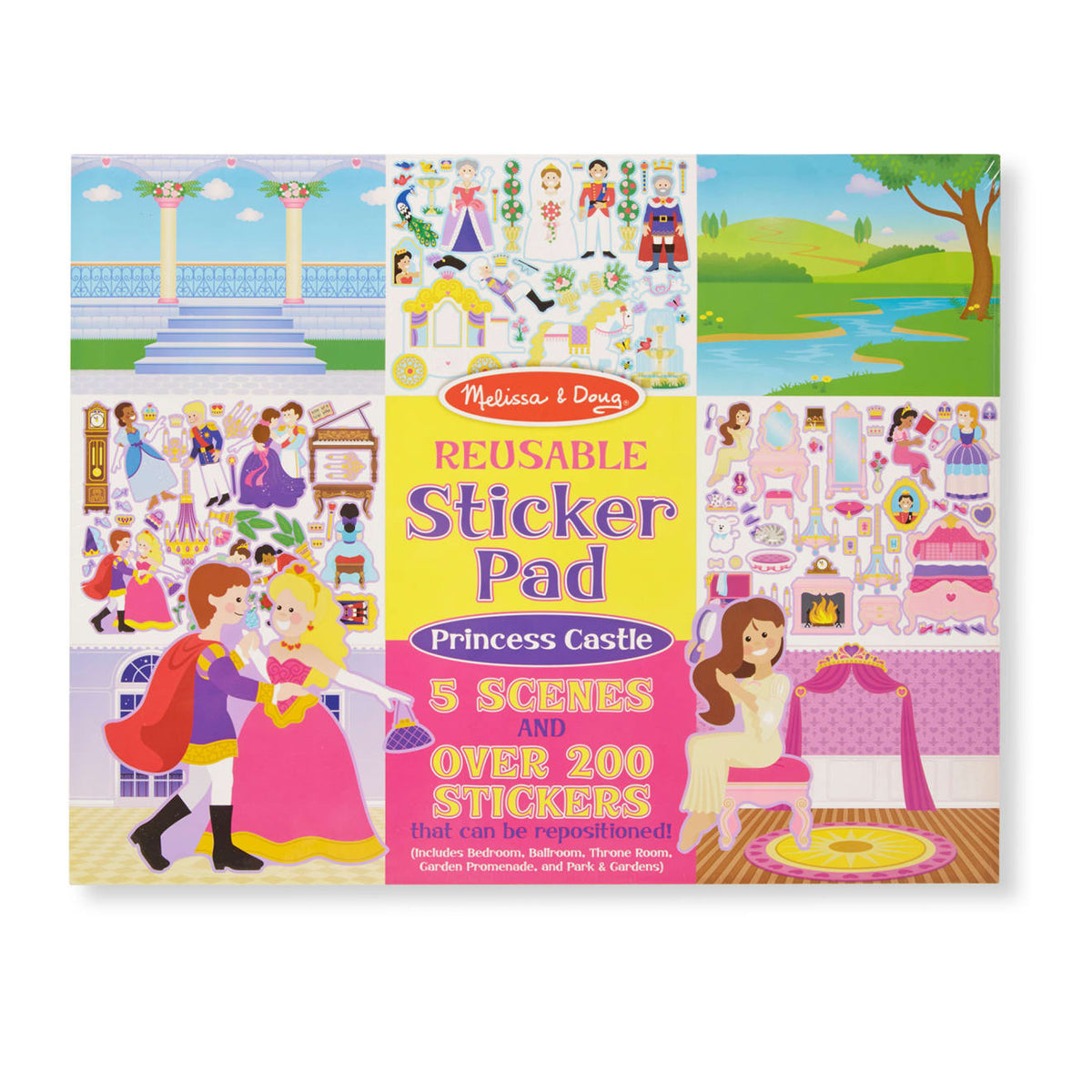 Reusable Sticker Pad Bundle - Fairy, Princess, Dress-Up, and Play House G7