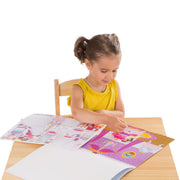 Reusable Sticker Pad Bundle - Fairy, Princess, Dress-Up, and Play House X4
