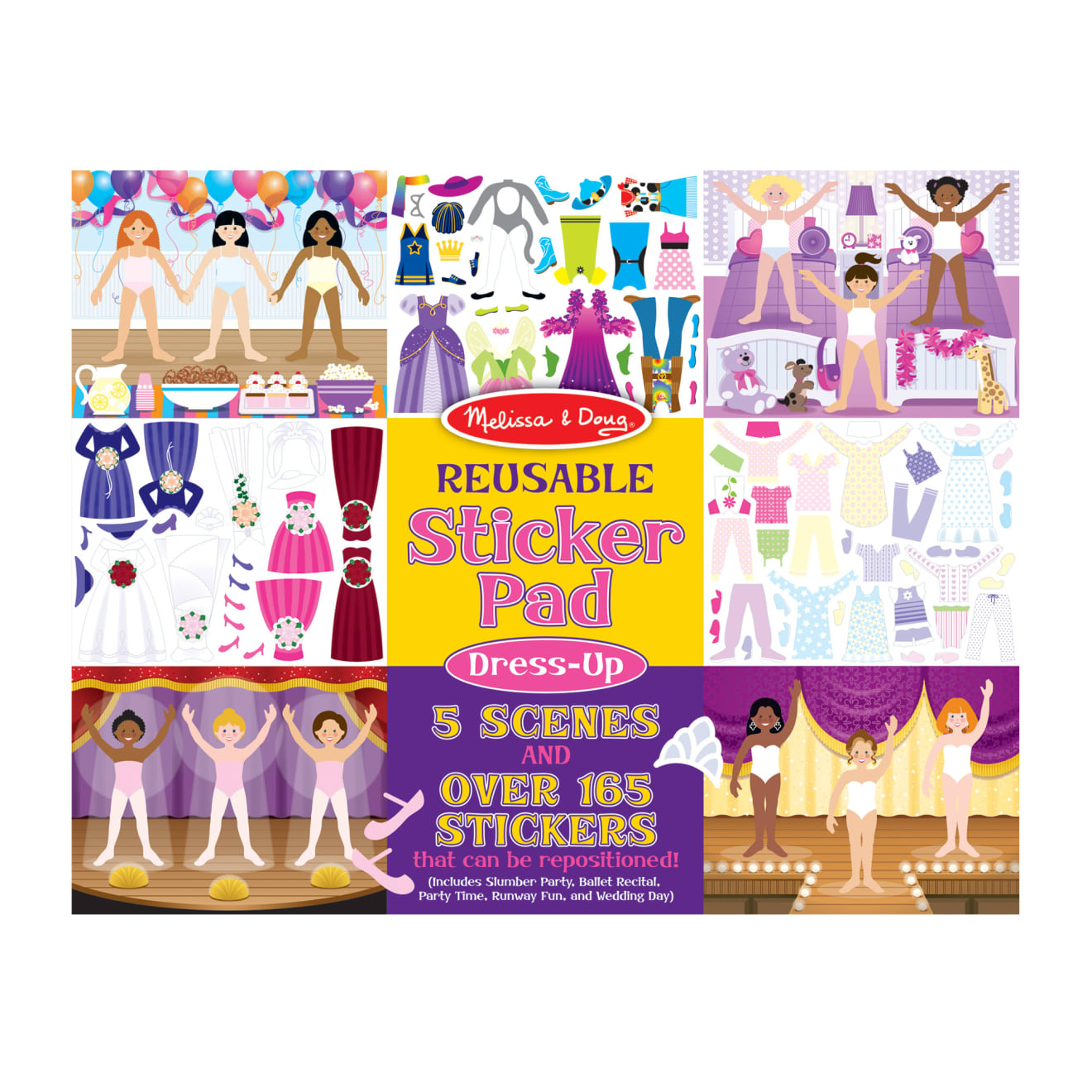 Reusable Sticker Pad - Dress-Up T7