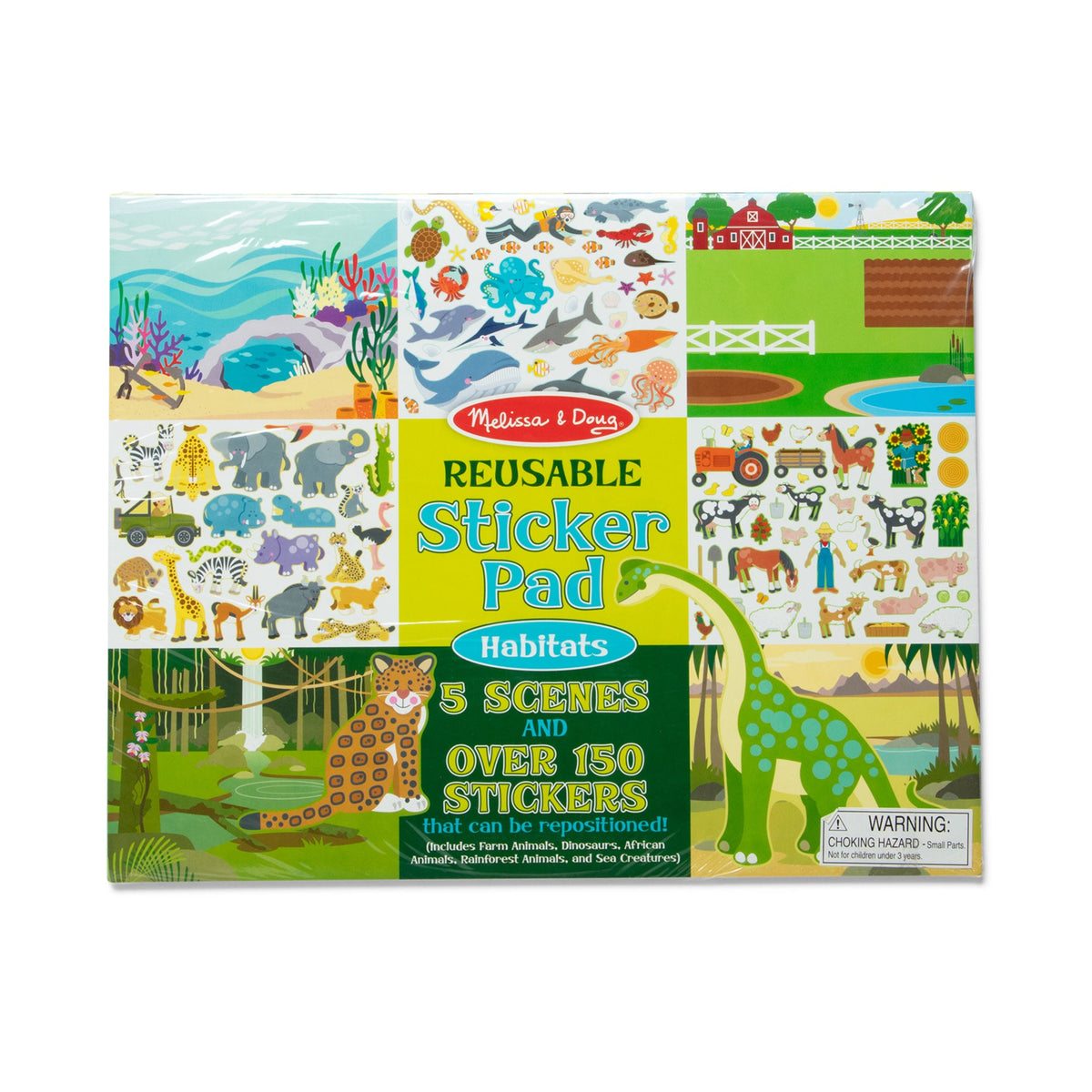 Reusable Sticker Pad - Habitats U4