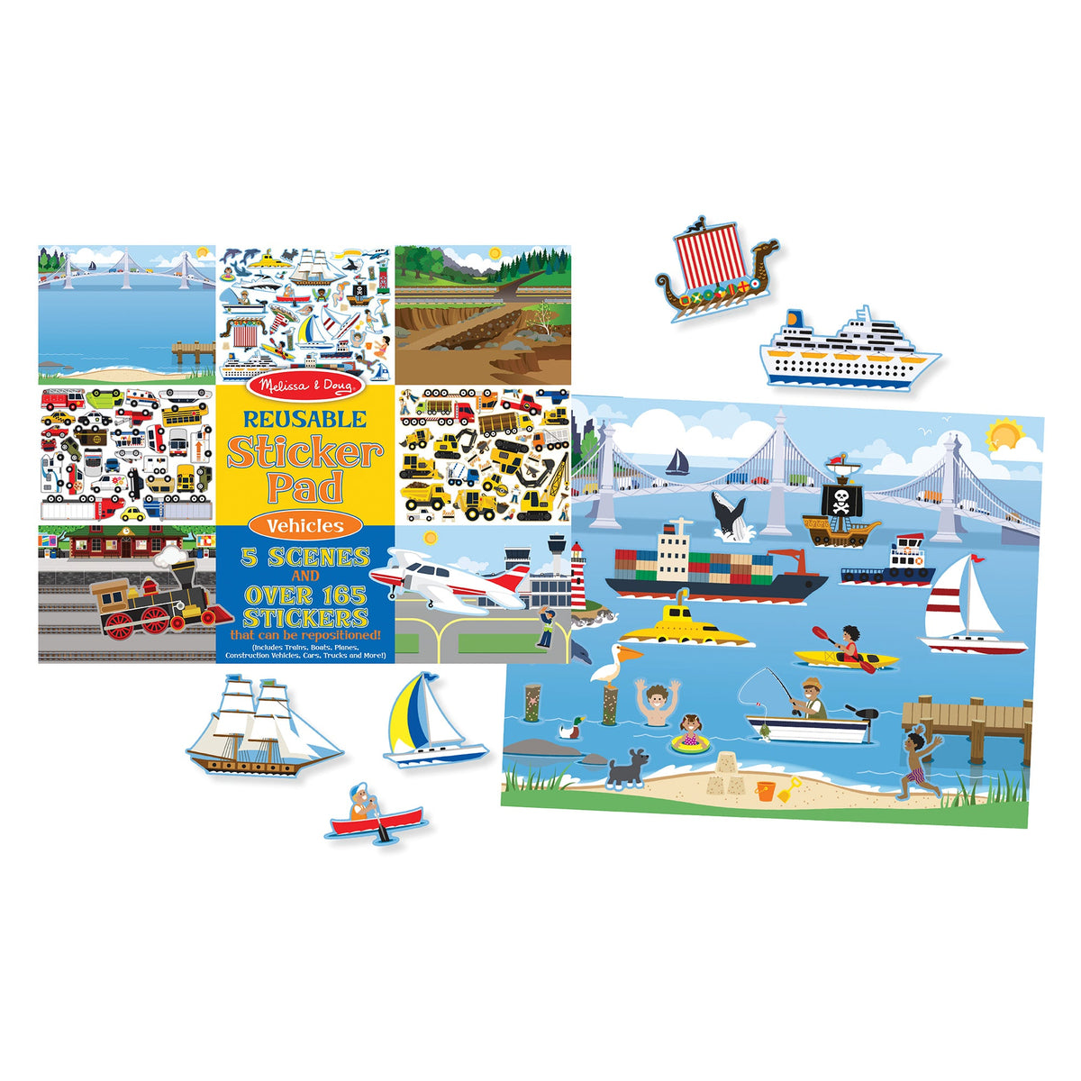 Reusable Sticker Pad - Vehicles C0