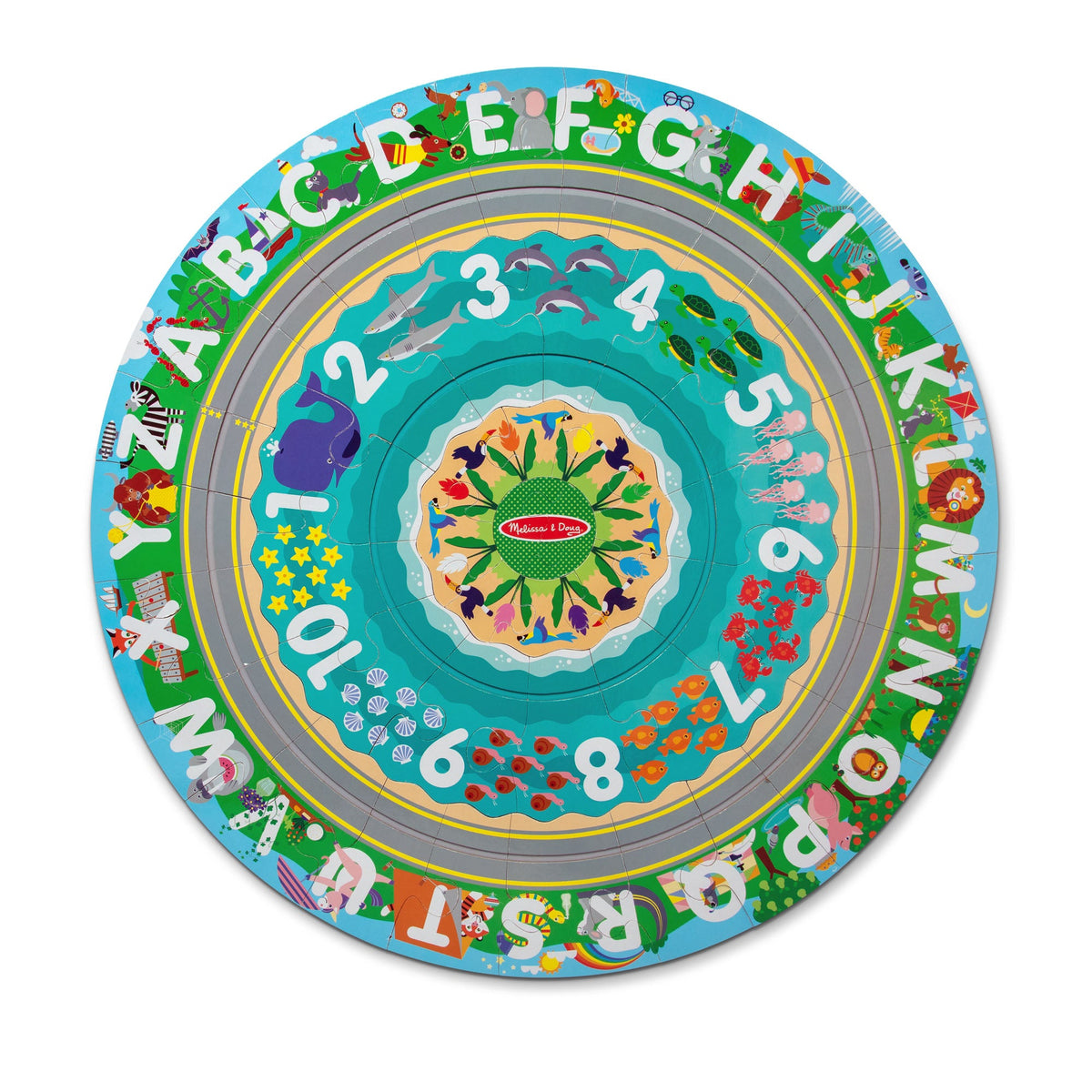 Round the Shore Tracks Floor Puzzle – 48 Pieces E5