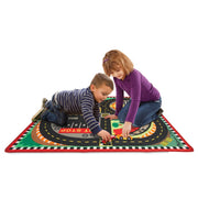 Round the Speedway Race Track Rug & Car Set D4