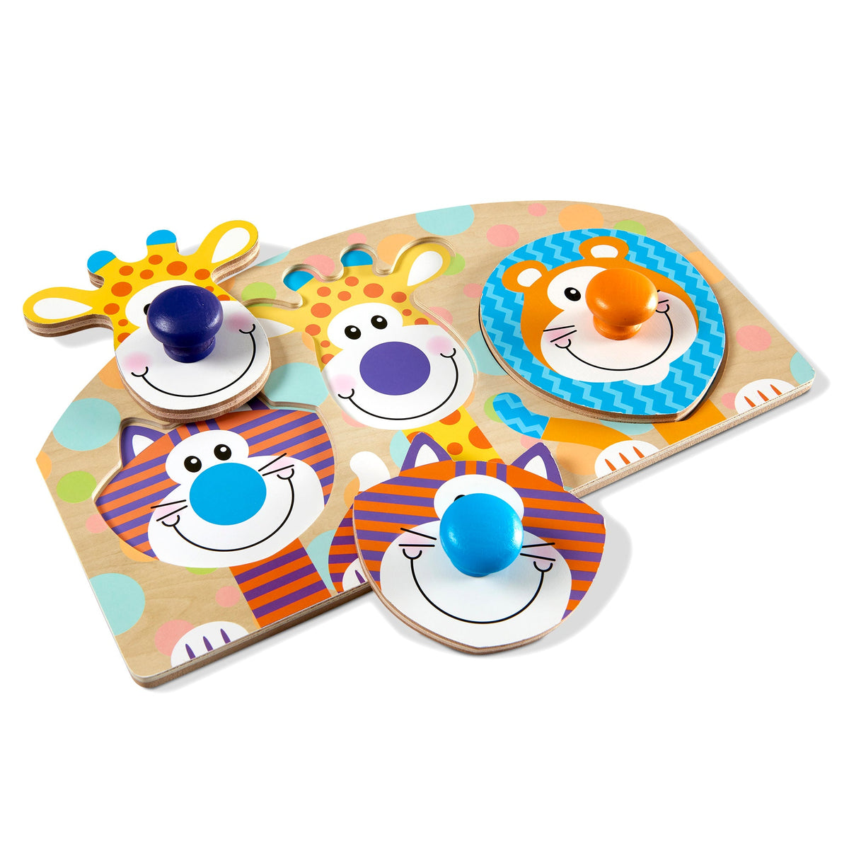 Safari Jumbo Peg Puzzle - 3 Pieces M4