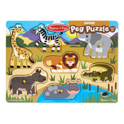 Safari Peg Puzzle - 7 Pieces F5