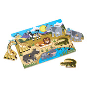 Safari Peg Puzzle - 7 Pieces F5