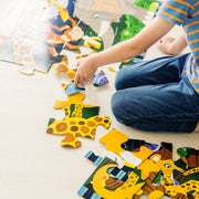 Safari Social Floor Puzzle - 24 Pieces Q3