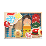 Sandwich Making Set - Wooden Play Food B7