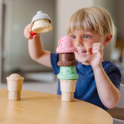 Scoop & Stack Ice Cream Cone Magnetic Play Set G6
