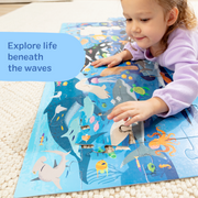 Search & Find Beneath the Waves Floor Puzzle - 48 Pieces X3