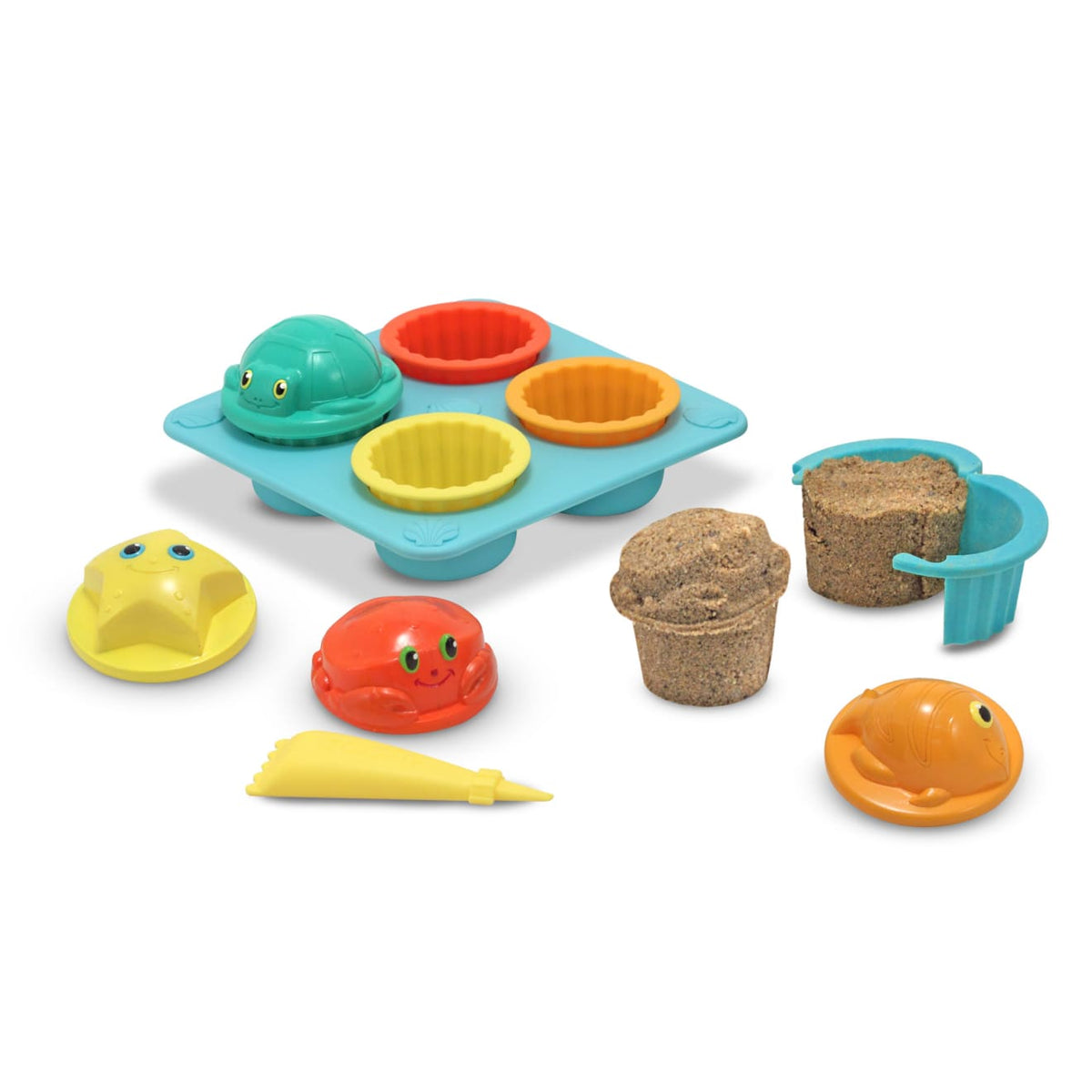 Seaside Sidekicks Sand Cupcake Set M3