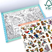Seek & Find Sticker Pad – Adventure D9