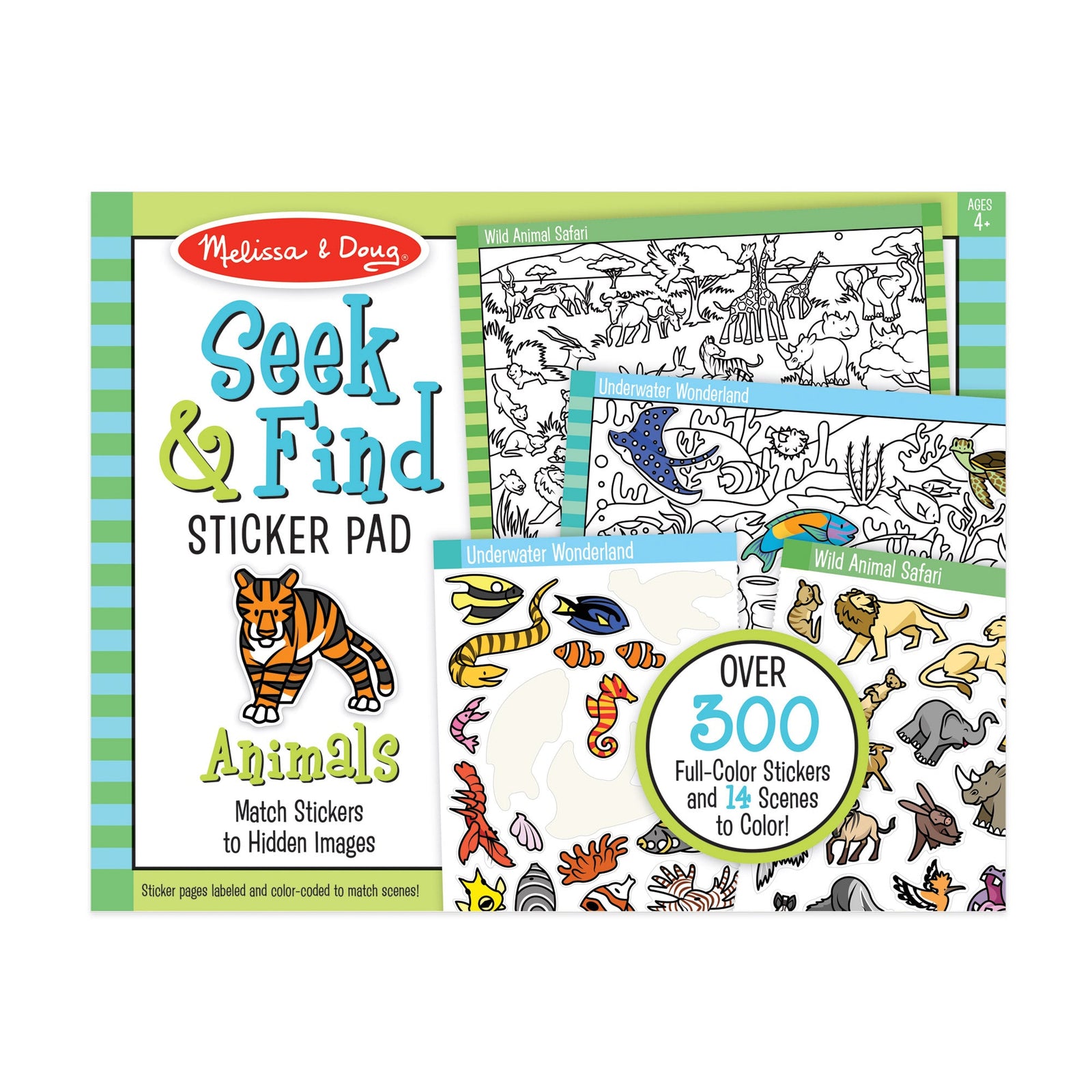 Seek & Find Sticker Pad – Animals G2