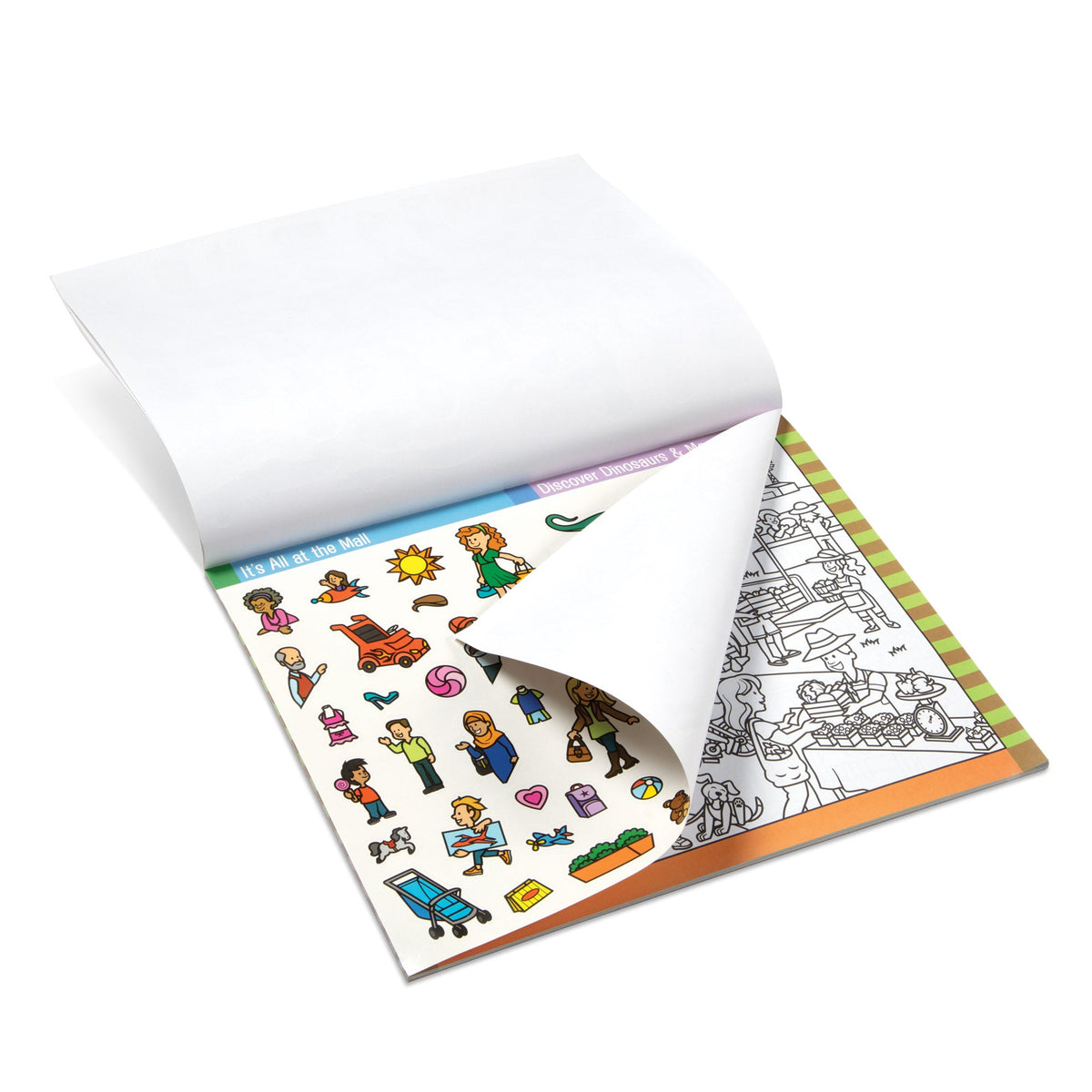 Seek & Find Sticker Pad – Around Town Q5