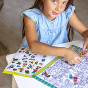 Seek & Find Sticker Pad – Around Town U7