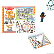 Seek & Find Sticker Pad – Around Town U7