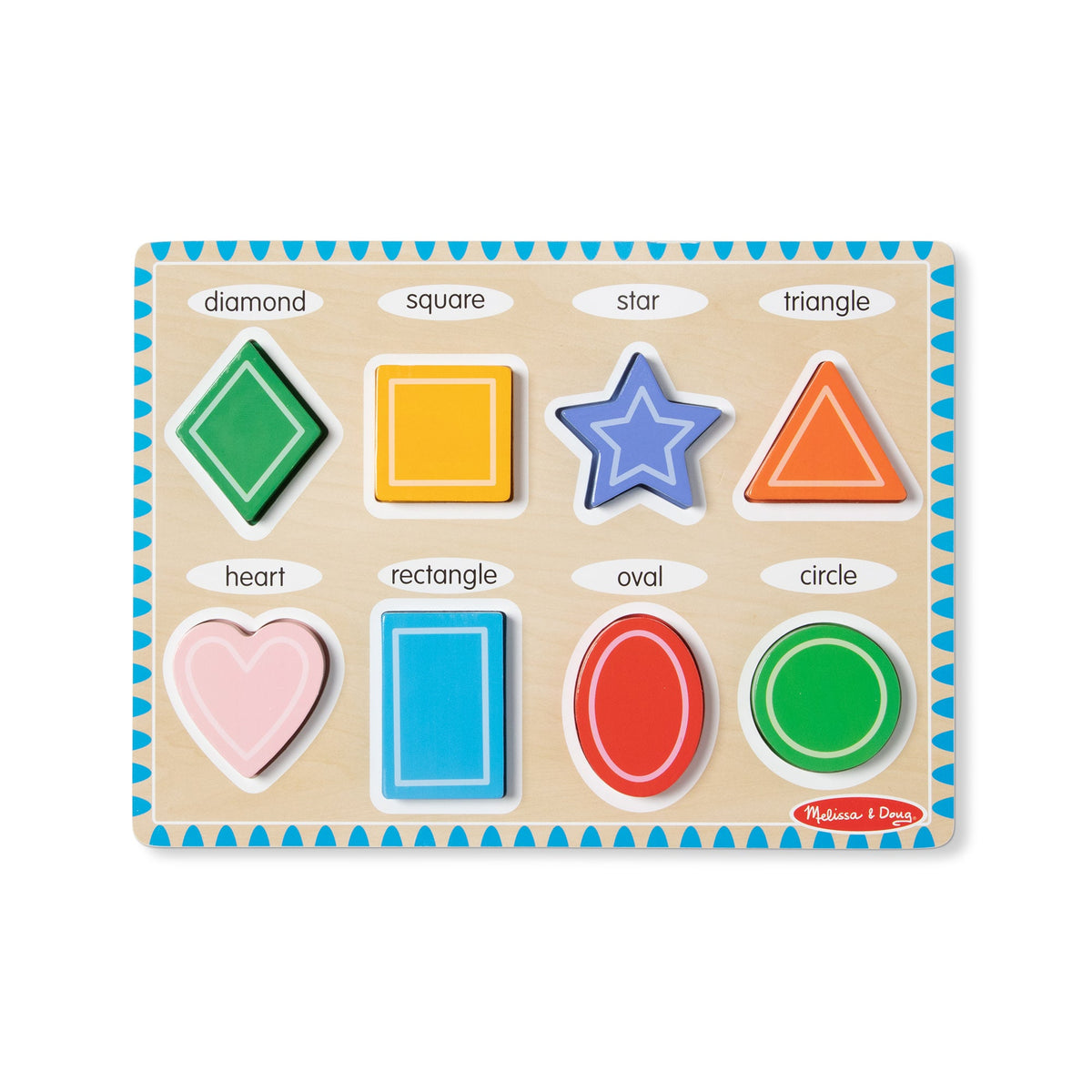 Shapes Chunky Puzzle - 8 Pieces D3