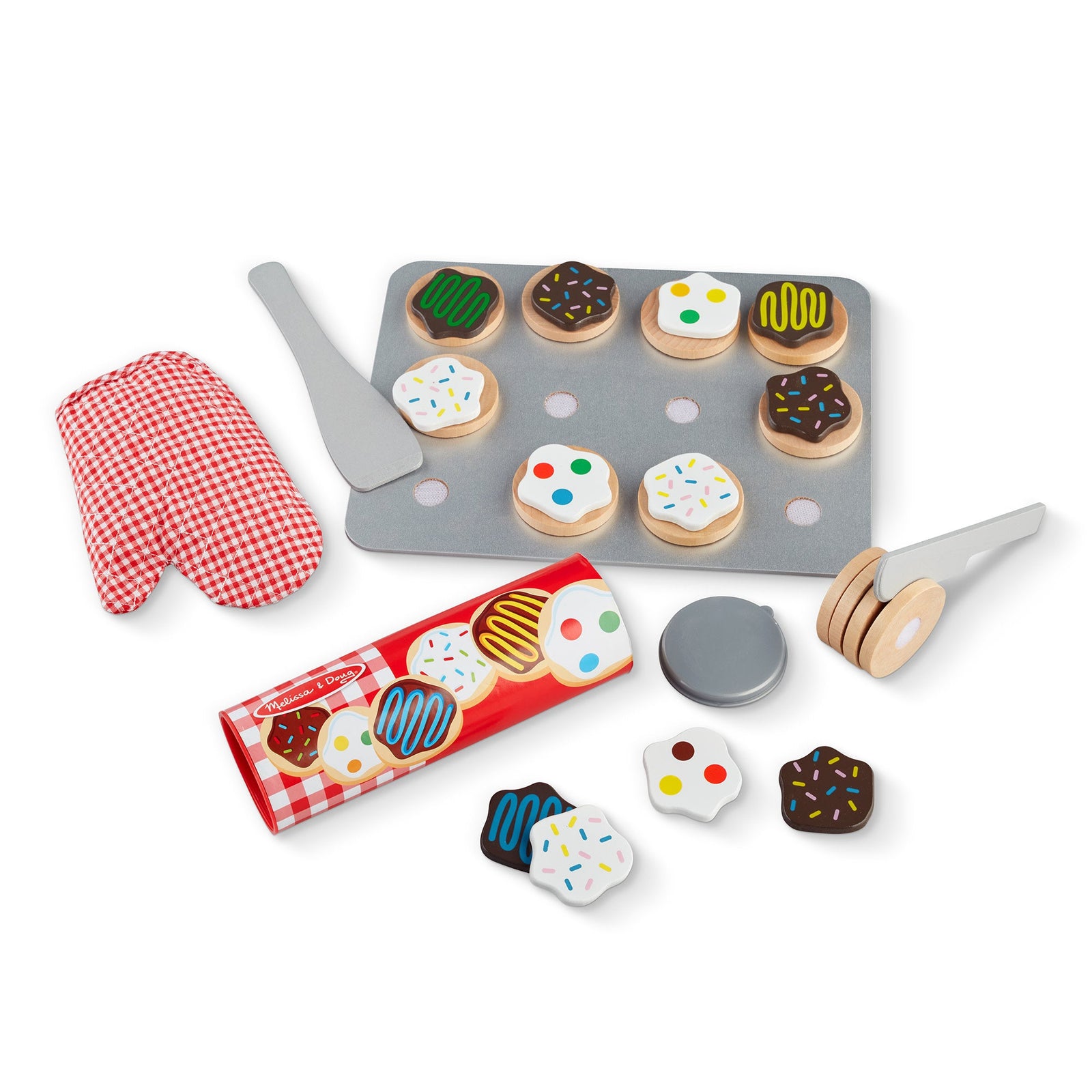 Slice & Bake Cookie Set - Wooden Play Food I4