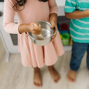 Stainless Steel Pots & Pans Play Set X9