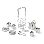Stainless Steel Tea Set with Storage Stand A1