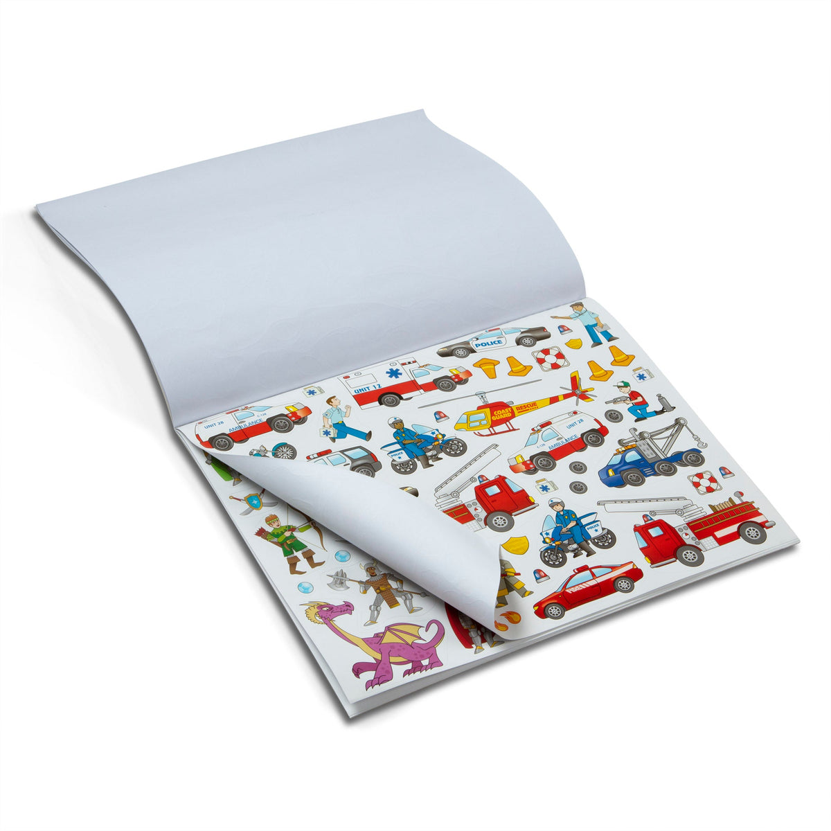 Sticker Collection - Dinosaurs, Vehicles, Space, and More H6