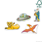 Sticker Collection - Dinosaurs, Vehicles, Space, and More Z2