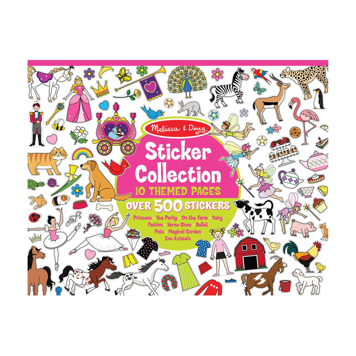 Sticker Collection - Princesses, Tea Party, Animals, and More N1