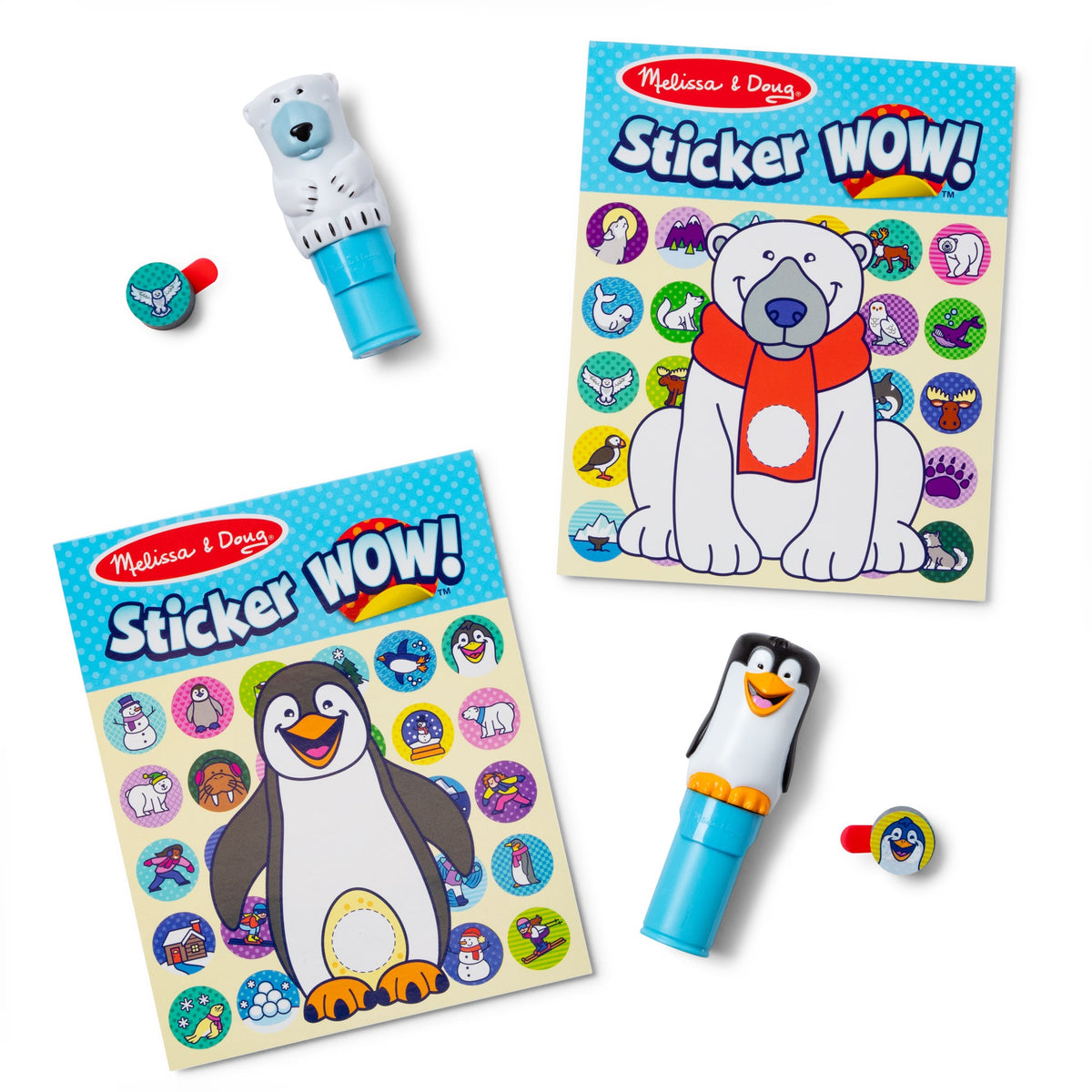 Sticker WOW!® Activity Pads & Sticker Stampers VALUE PACK - Winter X5